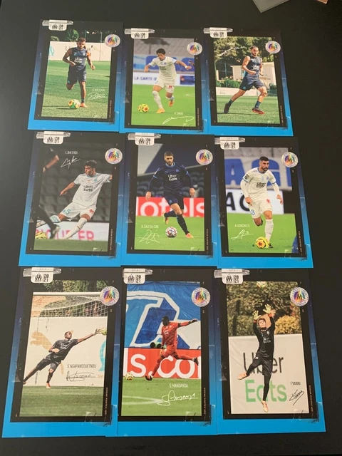 Lot De 6 Cartes Photos OM Olympique De Marseille – Saison 2016-2017