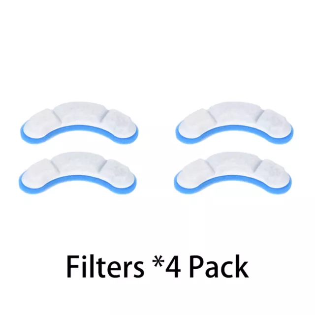 Lot de 4 filtres pour fontaine à eau pour chat H7Q0