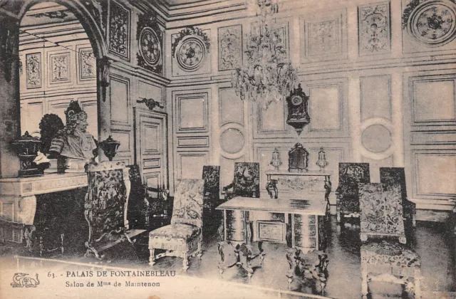 77-Fontainebleau Le Palais Salon De Madame De Maintenon-N�T2507-D/0235