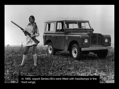 Land Rover 1962-1971 Series-Iib '88' Retro Poster Brochure Classic Advert A3