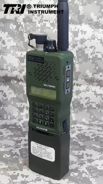 US Stock TRI AN/PRC 152 Multiband 12.6V 15W Handheld Radio MBITR Aluminum Shell