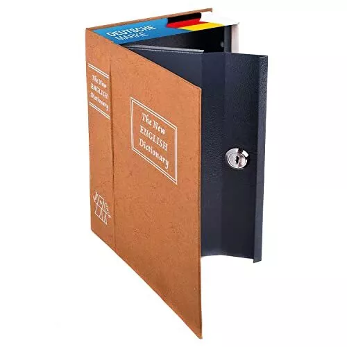 Buchtresor XXL Buchsafe Tresor Büchersafe Geldkassette als Buchattrappe Büche...