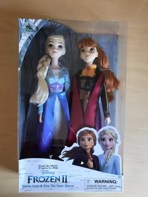 Disney Frozen Princesses “ELSA &ANNA” The Snow Queen Fashion Dolls New Box UK.