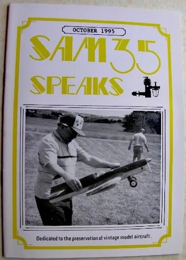 SAM 35 SPEAKS October 1995 No 159 Mew Gull, Black Fury, Curtiss Hawk, SkyScraper