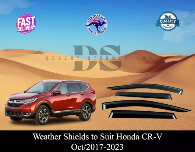 Weather Shields Weathershields Sun Visors To Suit Honda CR-V CRV 2017-2023
