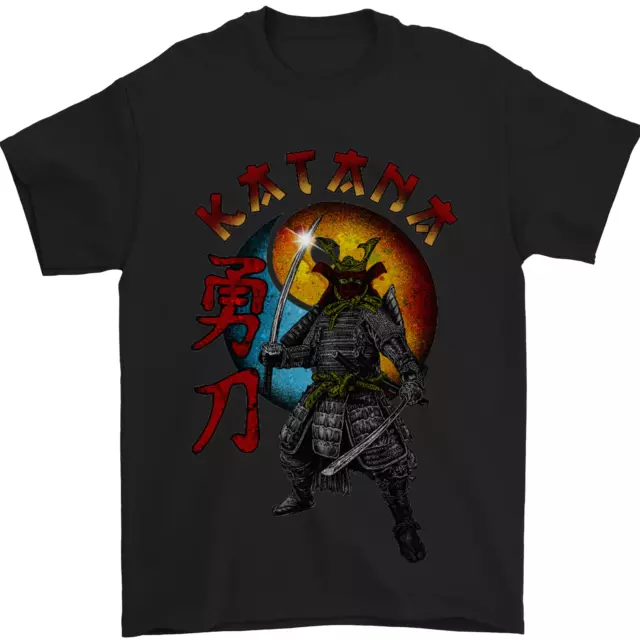 Kanata Japanese Warrior Samurai MMA Mens T-Shirt 100% Cotton