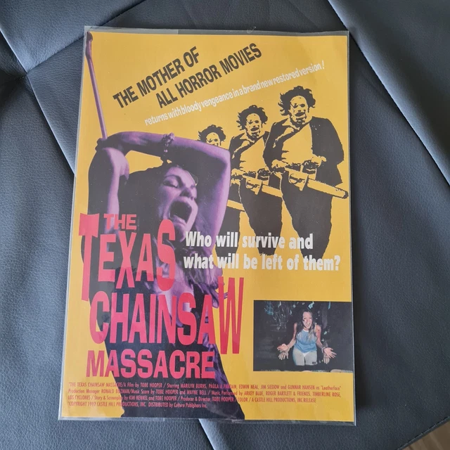 RARE PUBLICITÉ THE Texas Chainsaw Massacre EUR 15,00 PicClick FR
