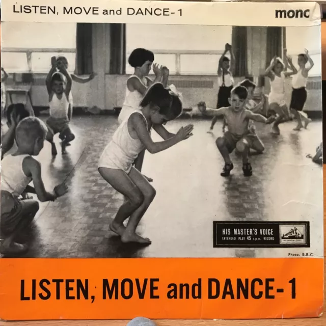 To Clear - 7" RARE CHILDRENS VINYL - LISTEN, MOVE & DANCE - 1 - 1962 - HMV