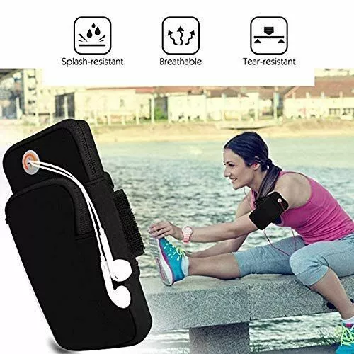 Armband Waterproof Holder Case Running Jogging Sports Exercise Gym Key Pouch Bag 3