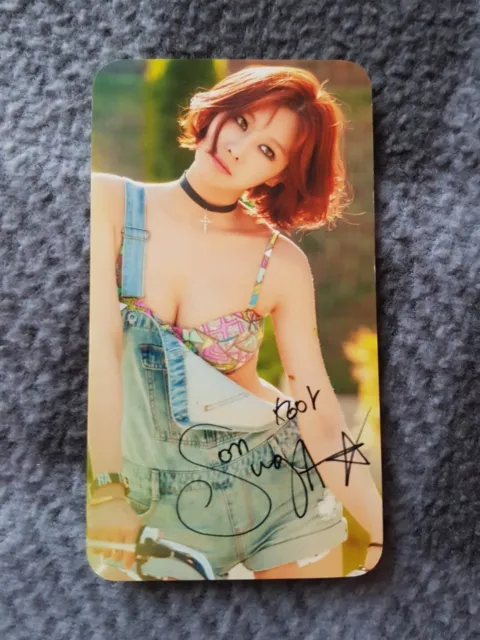 9Muses Nine Muses S/S Special Summer Official Photocard Sungah