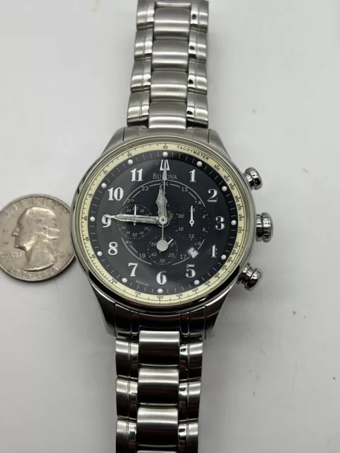 BULOVA ADVENTURER MEN S Watch 96B138 for repair not working READ