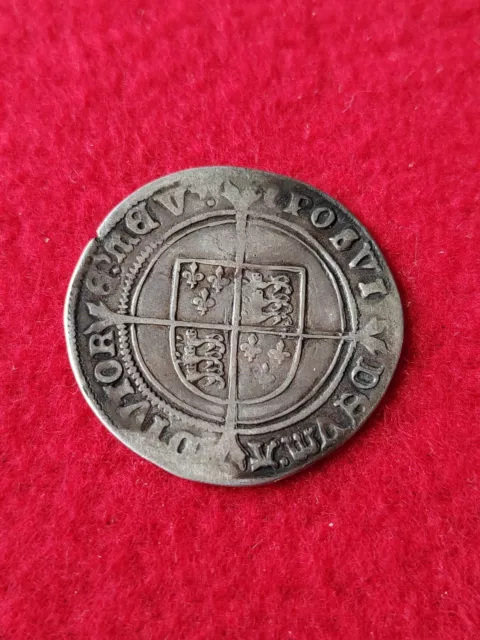 LOOK Superb Edward V1 Silver Hammered Shilling