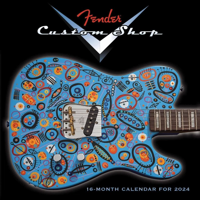 Fender Custom Shop, Guitar Calendar 2024 - Entertainment - Month To View