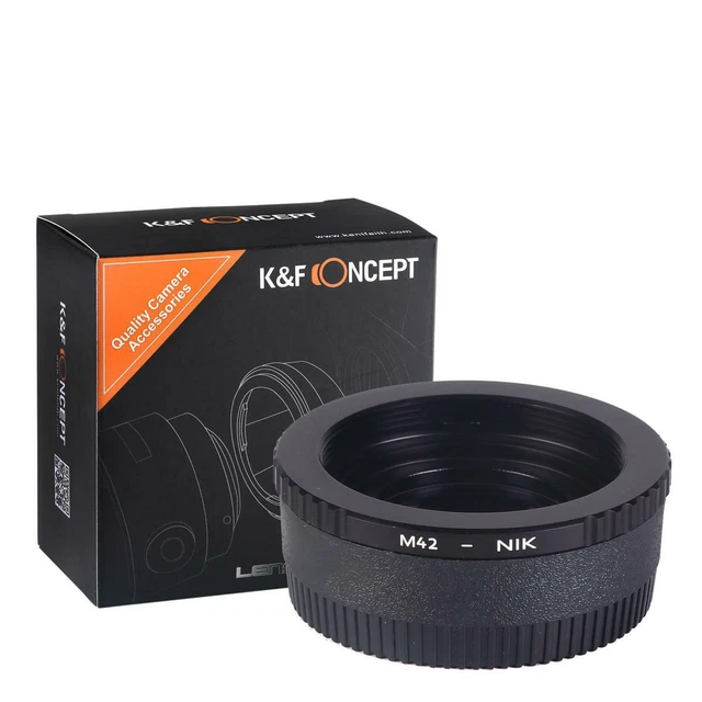K&F Concept M10125 Adaptateur d'objectif de haute précision