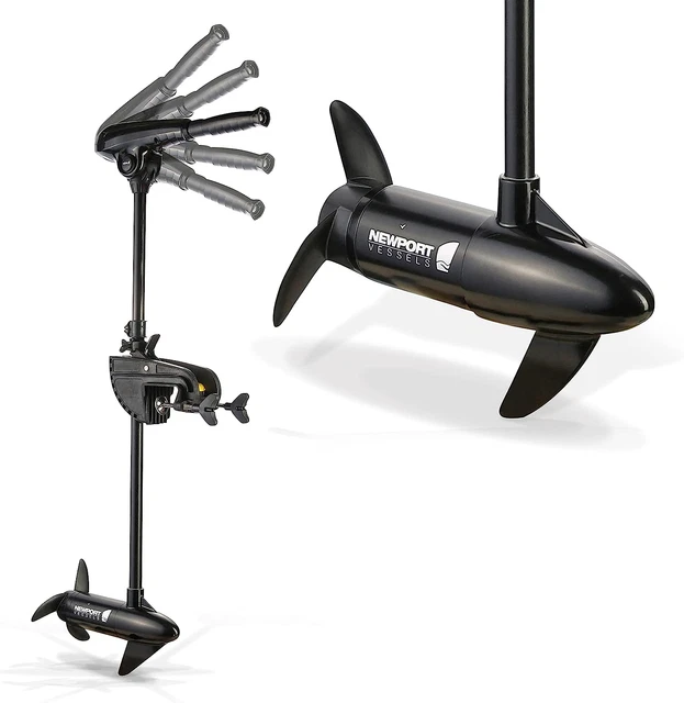 Newport X-Series 40lb Thrust Transom Mounted Saltwater Electric Trolling Motor
