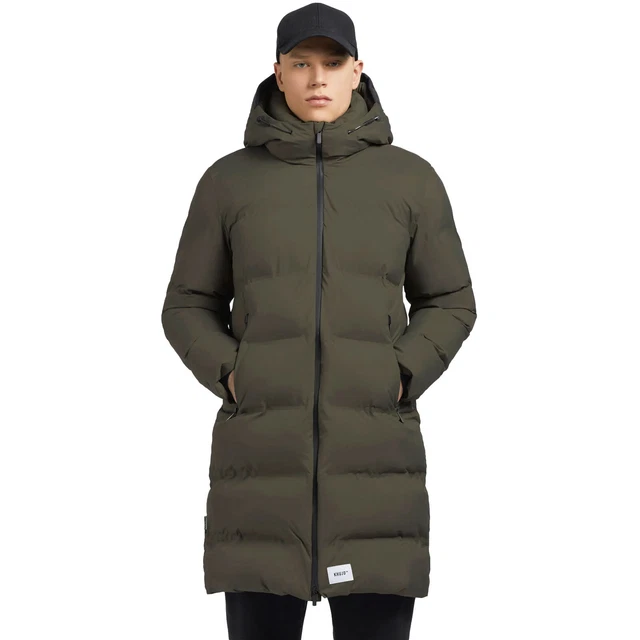 Parka Vintage REI - Duvet D'oie - Taille L - Bleu - Années 90 - Occasion Très Bon état