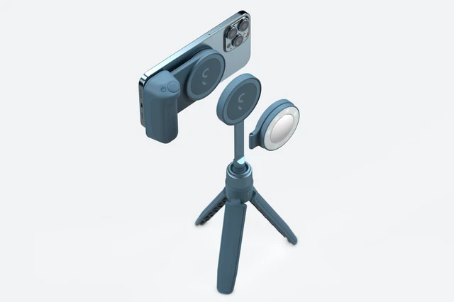 ShiftCam SnapGrip Creator Kit - Mobile grip with battery Blue Jay - *USED*