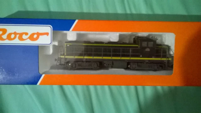 ROCO locomotive diesel BB63500 livrée vert sapin 63435 édition 3 NEUF