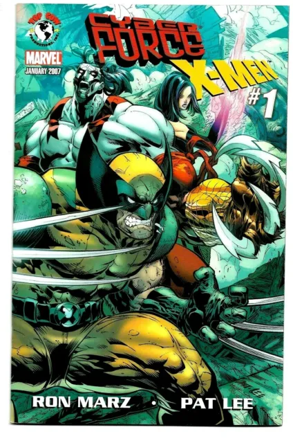 CYBER FORCE / X-MEN #1 Marvel Comics LEE Marz WOLVERINE Top Cow NM Unread