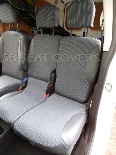 Citroen Berlingo 2013 Van Housse de Siège 89A + Simili Cuir sur Mesure