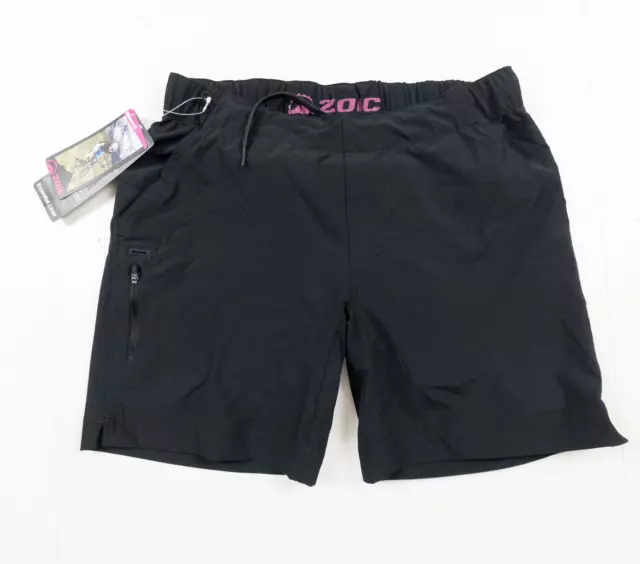 Zoic Shorts Womens Small Black Posh Cycling Padded Activewear Ladies Outdoors