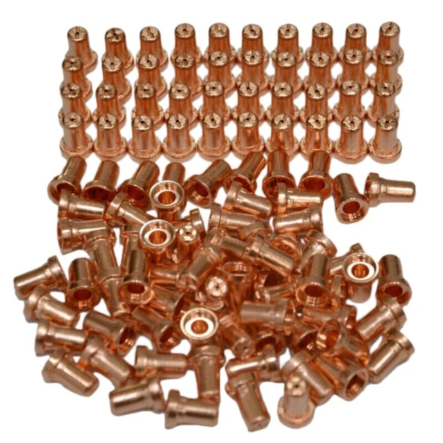 100Pcs Extended Tips 18866L Plasma Nozzles -40 Pt-31 Cutter Welding Supplies AS5