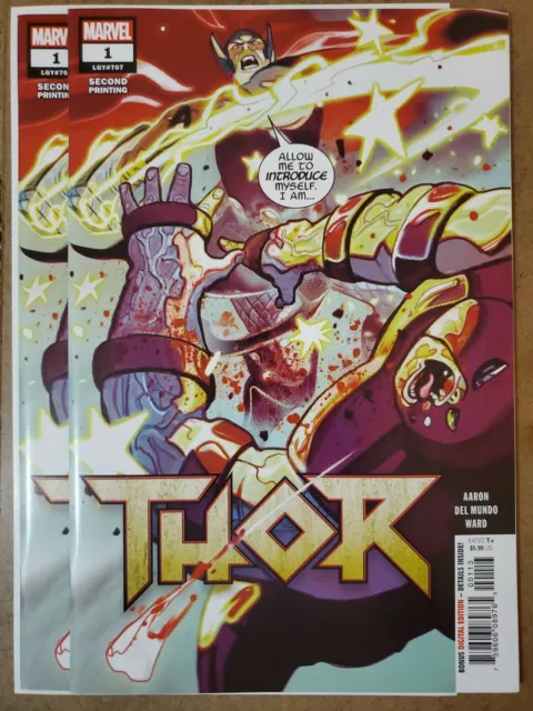 Thor 1 Nm 2Nd Print 2018 1St Phoenix Wolverine Ward Variant Jason Aaron