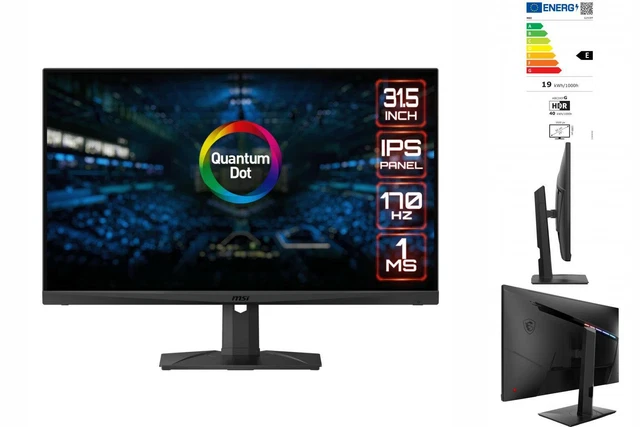 Monitor MSI MAG 321QR-QD 170 Hz 32 Zoll Bildschirm Display PC IPS WQHD