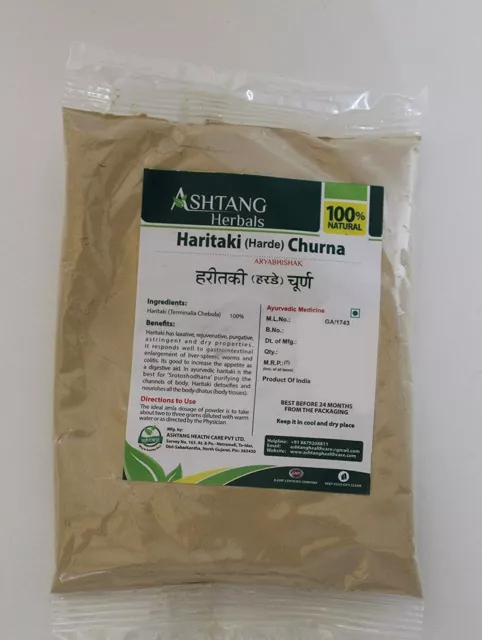 Ashtang Herbals Haritaki Harde (Terminalia Chebula) Churna Powder 100g