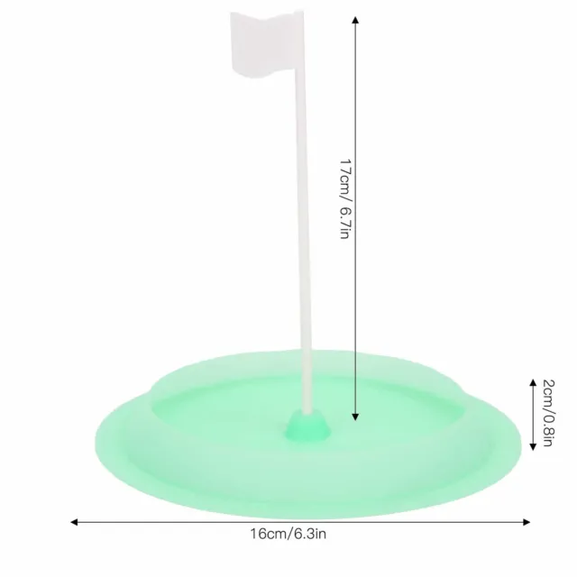 GSS Putter Practice Silicone Disc Hole Putting Cup Indoor With Plastic Targ