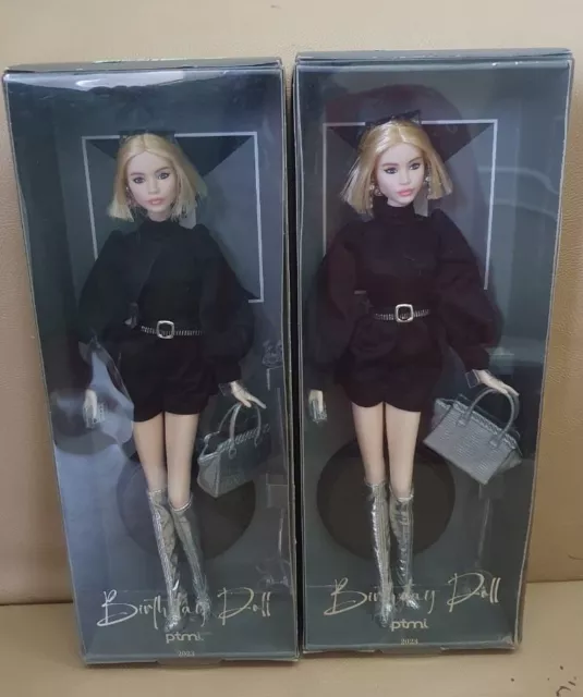 2 Pcs of Best Seller Barbie PTMI Birthday Doll 2023 Vogue Black