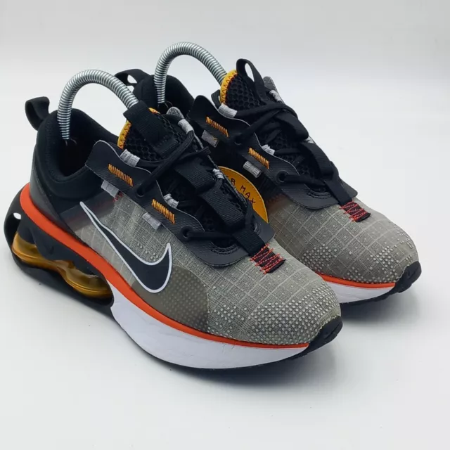 Scarpe da ginnastica Nike Air Max 2021 donna taglia 5 grigio UK arancione nero 2