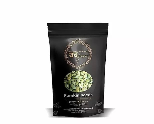 Udgam Raw Organic Pumpkin Seeds Protein and Fiber Rich Superfood, 250 gm