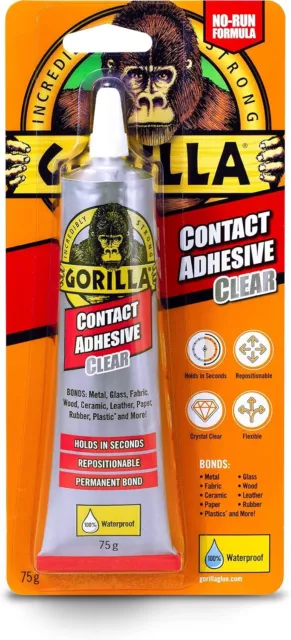 Gorilla Contact Adhesive Clear 75g