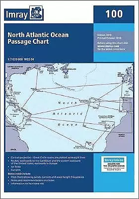 Imray Chart 100: North Atlantic Ocean Passage Chart by Imray Imray...