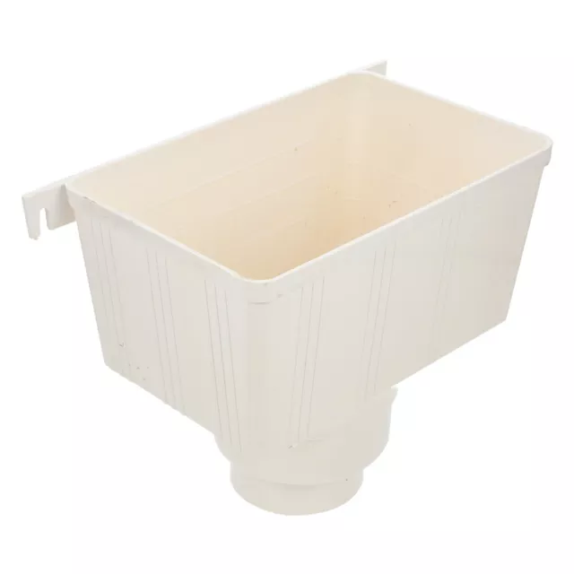 White Pvc Drain Pipe Gutter Downspout Extensions Collector Cups