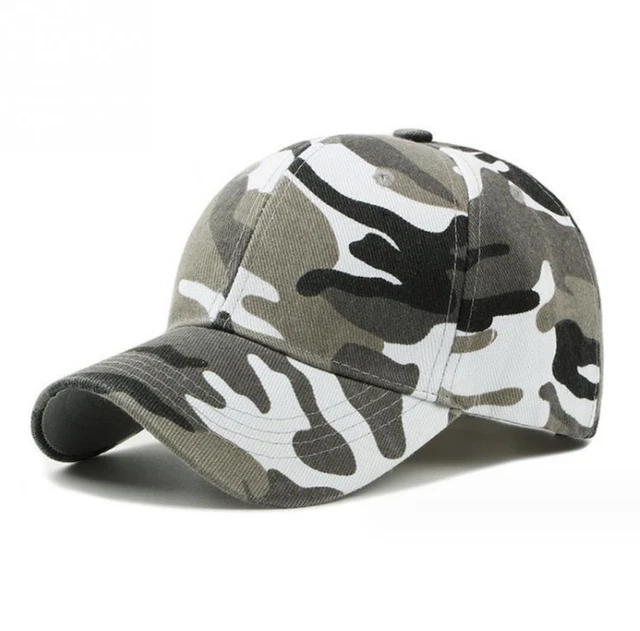 Mens Womens Camouflage Baseball Cap Army Hat Camo Military Fishing Leisure Cap-