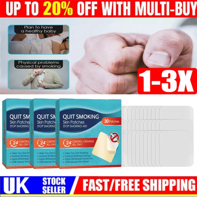 90PCS Men Women Quit Smoking Patch Stop Smoking Stickers 24 Hours Anti Smoking.