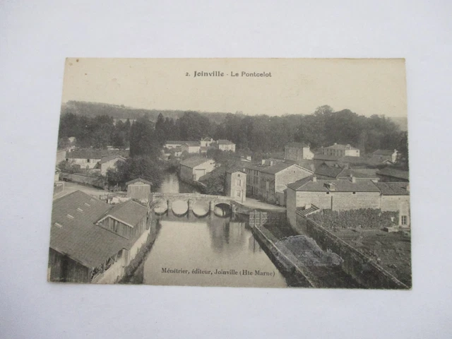 Cpa Green Back High Marne 52 Joinville Le Pontcelot