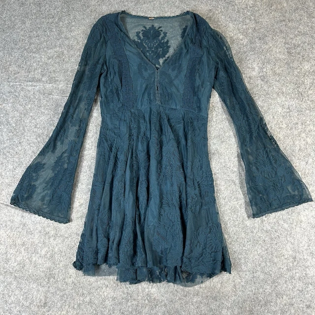 chinese dress ladies Free People Tabby Lace Mini Dress  Bliss