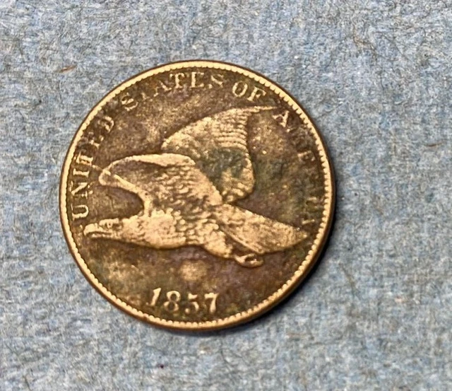 1857 Flying Eagle Cent VG