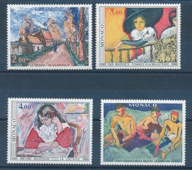 [BIN15570] Monaco 1980 Painting good set of stamps very fine MNH