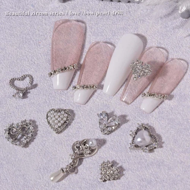 Accessories DIY Nail Art Jewelry Love Nail Art Diamond 3D Nail Art Decoration