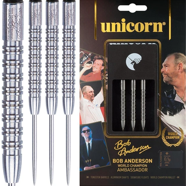 激レア！美品！unicorn 鏡面加工　Bob Anderson 20g RARE UNICORN BOB Anderson 24g Darts, £27.00 - PicClick UK