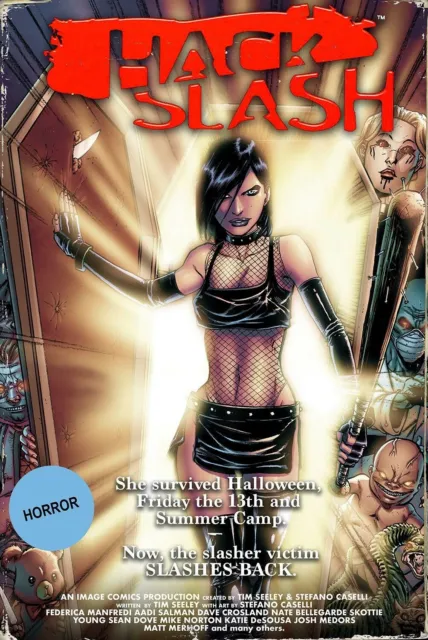 HACK SLASH DELUXE EDITION VOL 1 HARDCOVER Image Comics Tim Seeley HC 448 Pages!