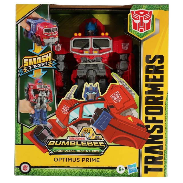TRANSFORMERS - Bumblebee Cyberverse Adventures - Battle Call Optimus Prime - cl Officier - sons et lumières par activation vocale - Jeux - Jouets
