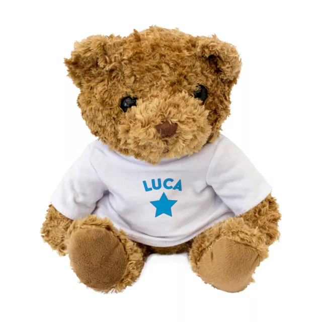 Neu - Luca - Teddybär - Süß und Kuschelig - Geschenk Geburtstag Weihnachten