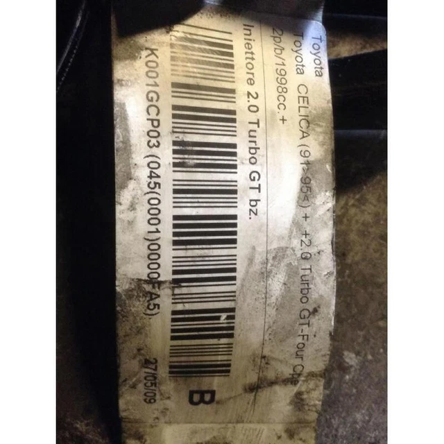 Injecteur Carburant Pour Toyota Celica 1.8L - 4 Pièces, Référence 2325022040, Débit Identique Origine, 12V