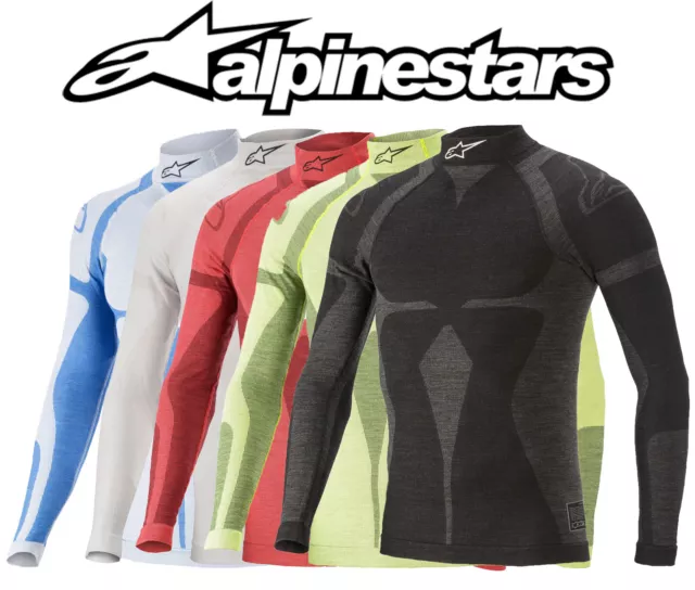 Alpinestars Zx V2 Oberteil Feuerfest Unterwäsche Ideal für Motorsport, Zulassung