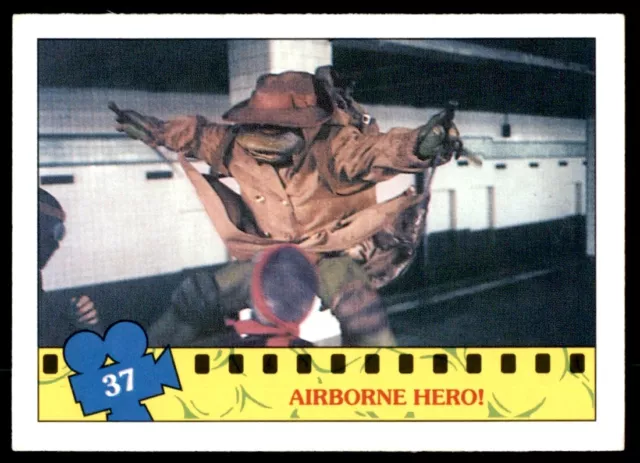 TMNT Topps Movie Cards (1990) Airborne Hero! No. 37